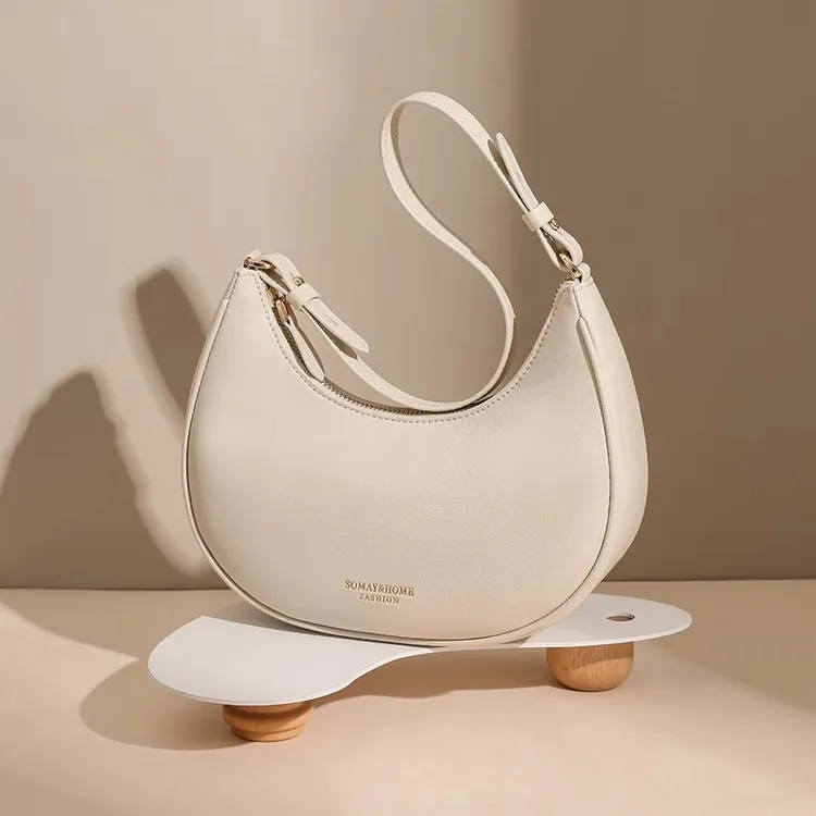 腋下包包女款爆款2025新款百搭气质女包通勤月牙包单肩斜挎包小包