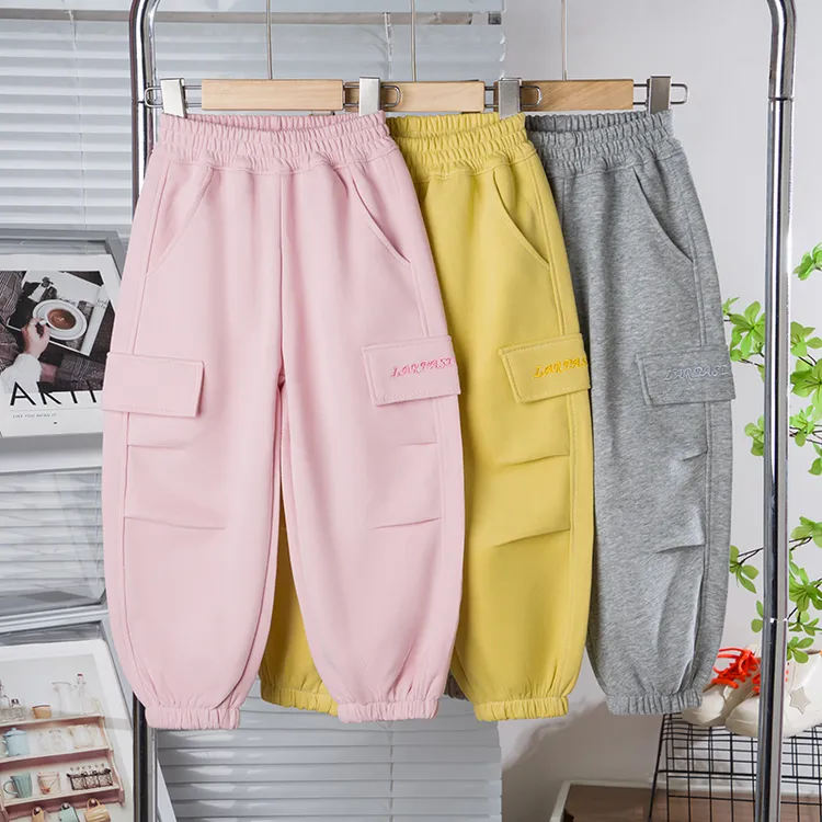 长裤春秋A类工装裤中大通休闲风运动裤卫裤休闲裤子韩系山系韩版
