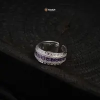 壹加师姐|手工设计纳紫嫣红颜蝴蝶戒指多样性发一6452E