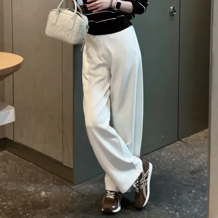 【美学裤】Mayya Plus麦芽定制气质显瘦流光风针织裤32537337