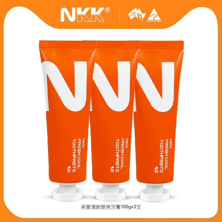 澳洲原装进口NKK美激清新酷爽亮白牙膏A-4 TZ CP