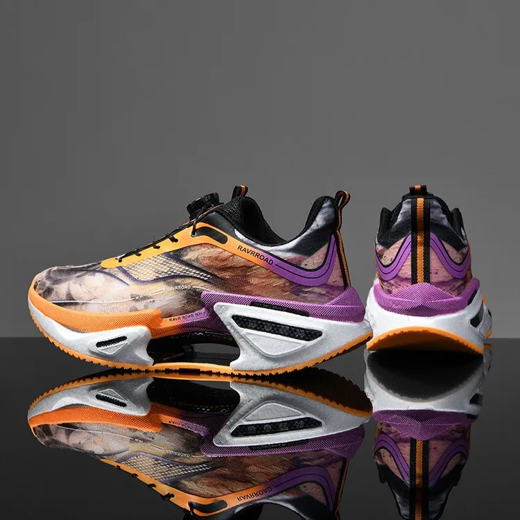 绝影3碳板旋钮扣跑鞋男款减震竞速运动鞋儿童学生网面透气跑步鞋