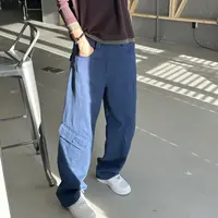 琴仔 多口袋立裁工装裤休闲裤 Z1187