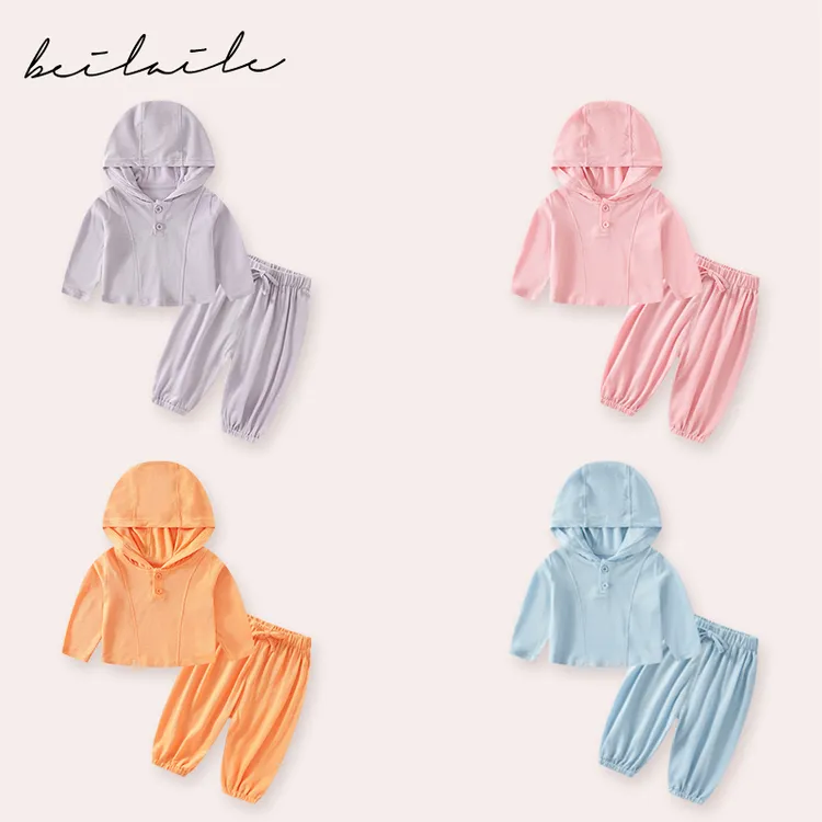 【莱赛尔套装 小乐妈咪】婴儿装男女童背心套装夏装宝宝D18