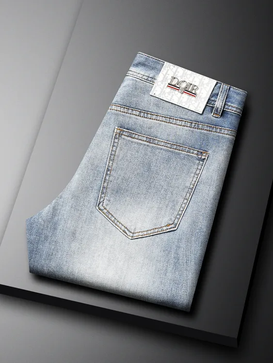 2025秋季新款男士牛仔裤男时尚潮牌高端弹力修身潮流青年时尚男装