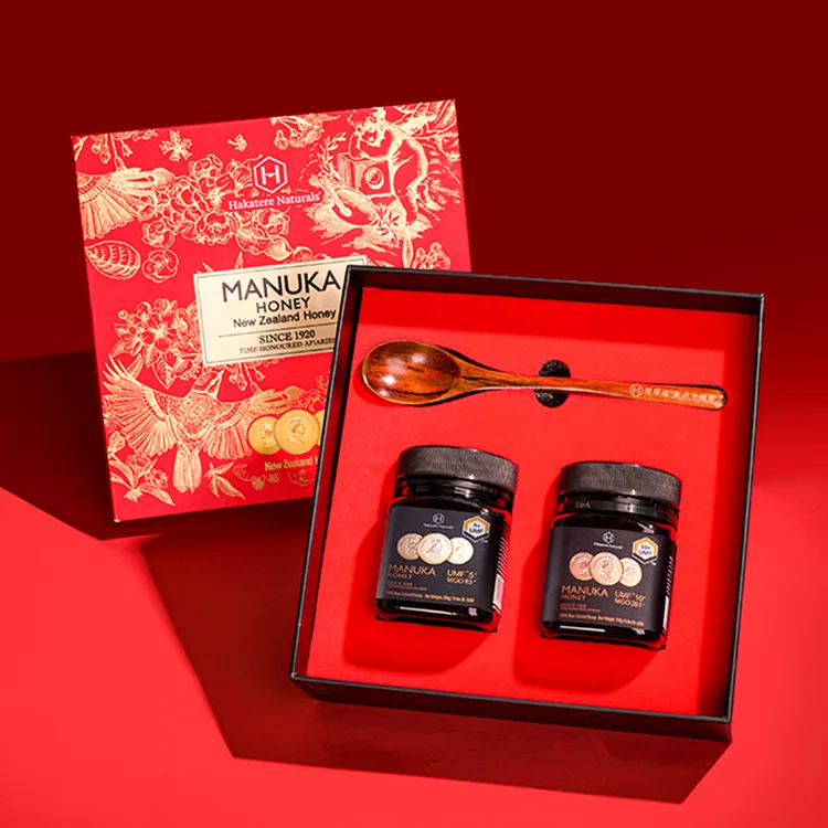 荷塔威纯麦卢卡蜂蜜UMF15+250g*2瓶新西兰原装进口礼盒