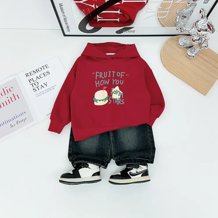 儿童卫衣连帽2025秋新款秋装男童秋冬上衣潮BDQ25162悠悠童话童装
