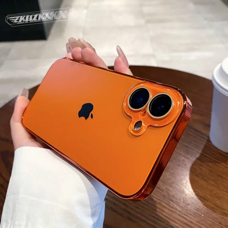 适用苹果17手机壳原标全包镜头膜超薄防摔电镀磨砂高级感轻奢男女
