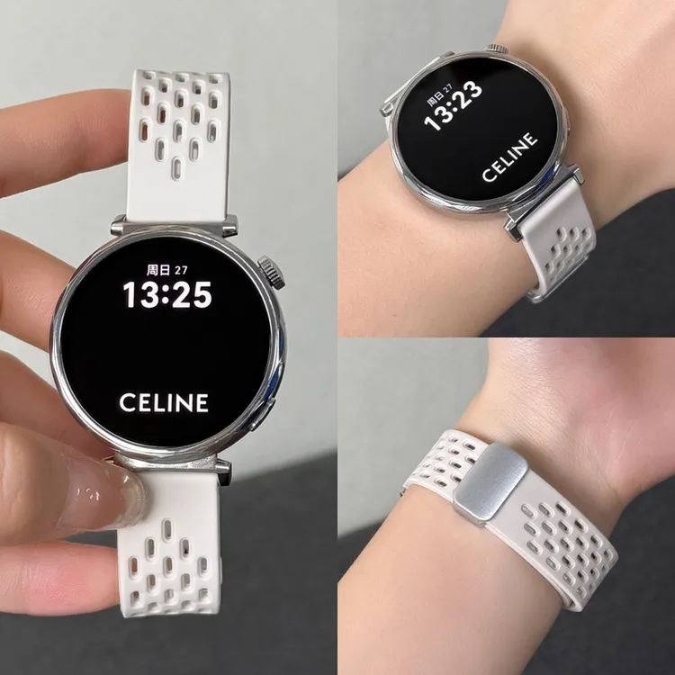 欣成适用华为手表GT5/GT4表带女GT3/GT2pro运动GT6透气硅胶表带男