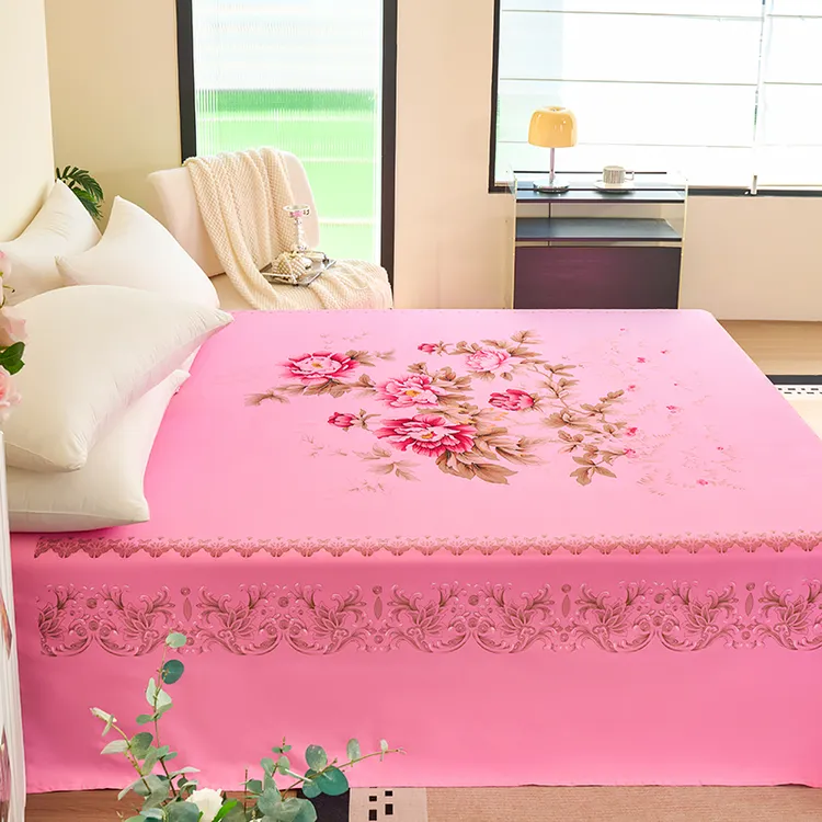 【雅韵花庭】秋冬中式经典加厚纯棉床单怀旧加厚老式100%纯棉床单