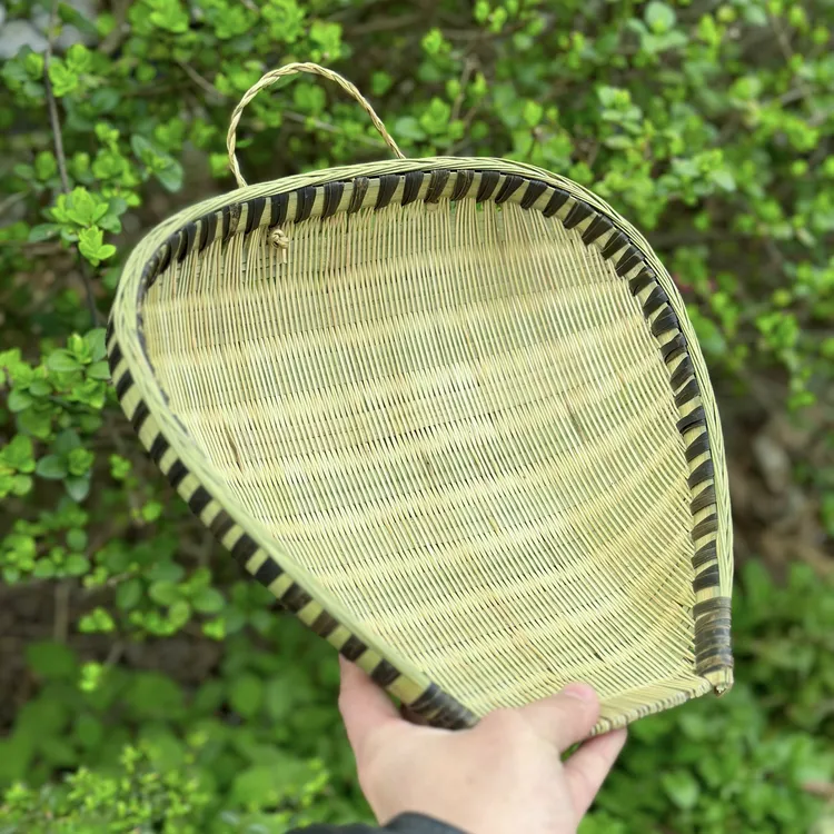 【全青皮筲箕】1斤-50斤米 竹编洗菜盛饭纯手工沥米簸箕细家用商用