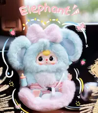 小怪 正版授权 Baby three娃三岁【车载宝宝】潮玩可爱萌物毛绒挂件
