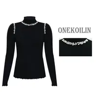 OneKoilin“云朵慕斯”手工钉珠百搭必入打底毛衣 YDMS
