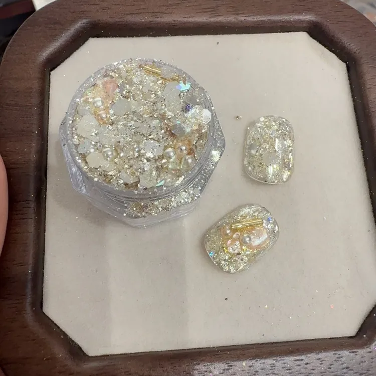 【拍四宠二？】青蓝美甲亮片爆闪亮片闪粉欧泊亮片