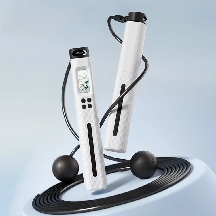 新款跳绳智能电子计数 无绳钢丝绳跳绳成人健身负重训练室内运动