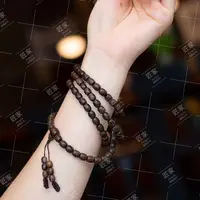 增香沉香木质5A道蕾蕾留疤BQ陳水7*8多圈（纹理