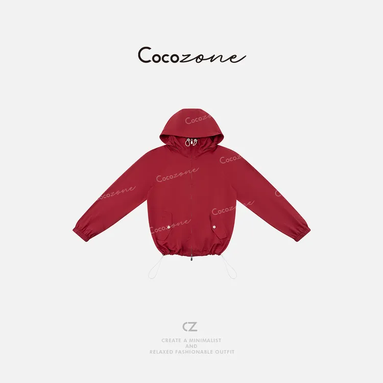 COCO ZONE 刘一一 “row外套”抽绳亲肤简约精致感外套CD2A1506