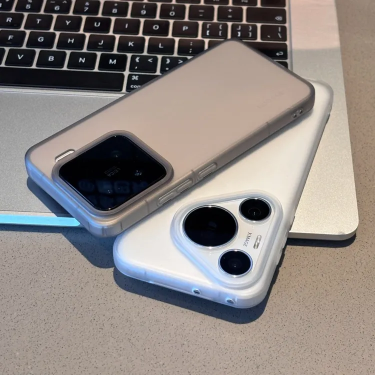 雅天立纯色磨砂大孔适用iPhone16手机壳华为vivo小米oppo防摔软壳