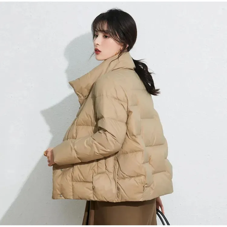 春装上新轻薄款白鸭绒羽绒服外套时尚简约-lt-2