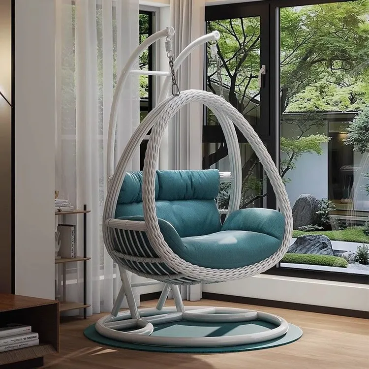 吊篮椅室内秋千阳台双人藤编摇摇椅鸟巢吊椅庭院户外休闲家用成人