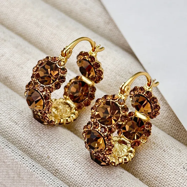 【KEFAN珂梵】时尚百搭气质轻奢耳饰复古欧美风小众简约精致耳环