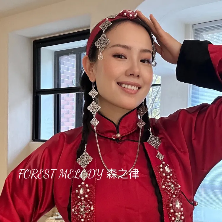 森之律孤品  新娘重工发尾挂坠套装