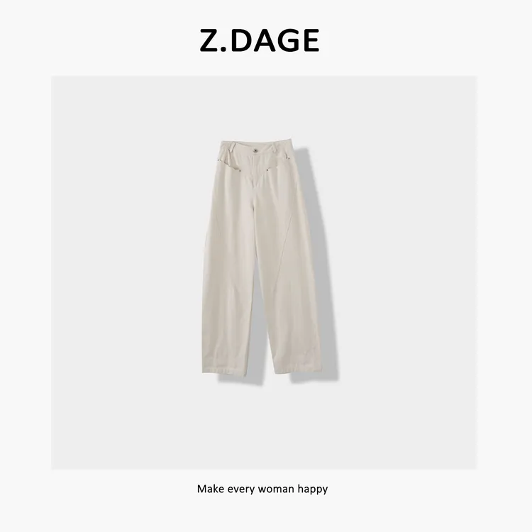 z.dage-‘视觉差’夏季爆款极简百搭工装风个性休闲裤-29003