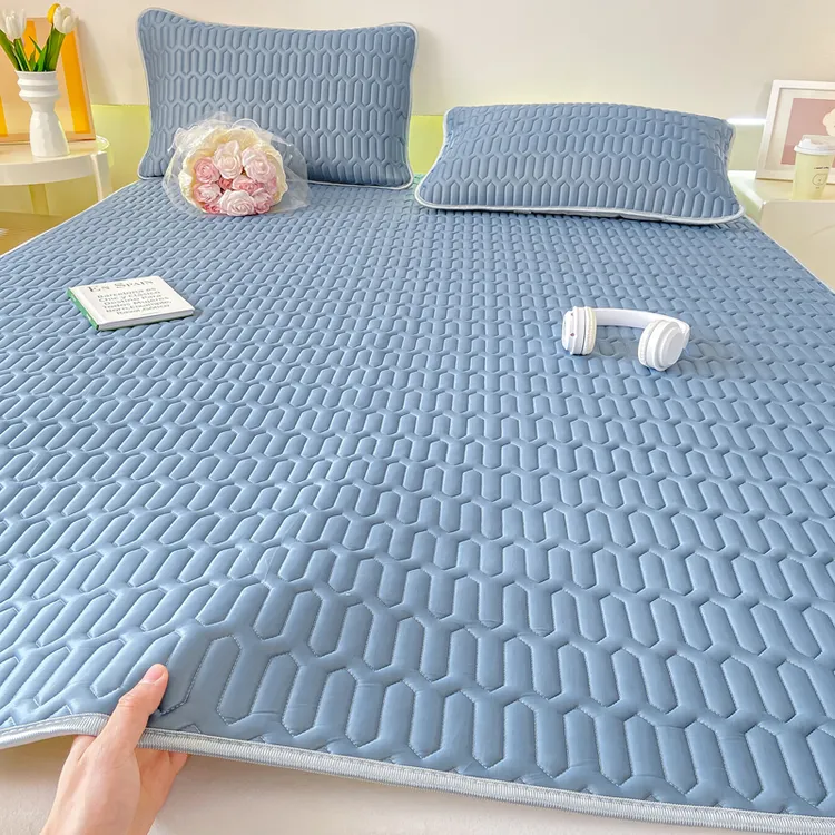 夏季乳胶凉席家用空调席夏天床单宿舍学生单人凉感冰丝席夏凉垫