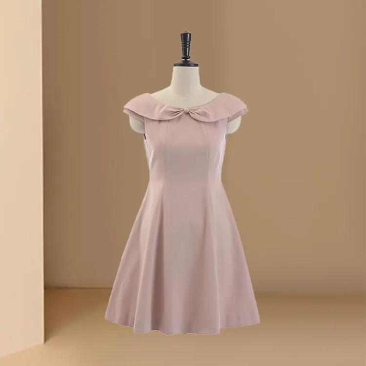 2025夏季新款高级感洋气时尚气质氛围感超好看纯色无袖背心连衣裙