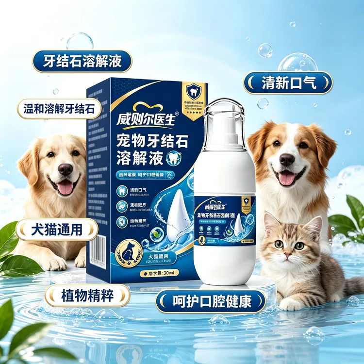 【牙垢克星】猫狗犬猫通用口腔清洁喷雾除口臭去牙垢清新口气护理液商品图