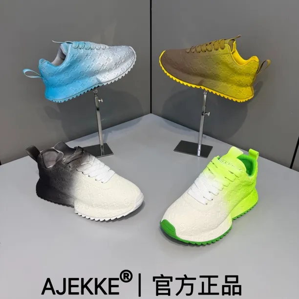 2025 男士新款青春彩色日常舒适软底小众潮流潮鞋（皮鞋尺码）