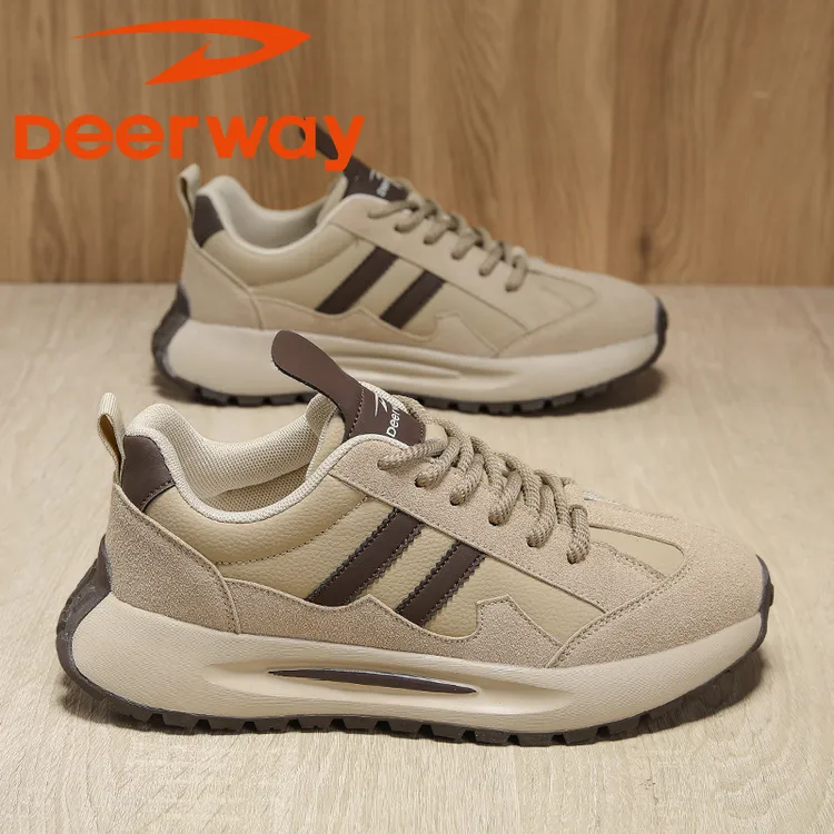 德尔惠秋季新款百搭男鞋青少年防滑耐磨时尚休闲鞋潮流男士运动鞋