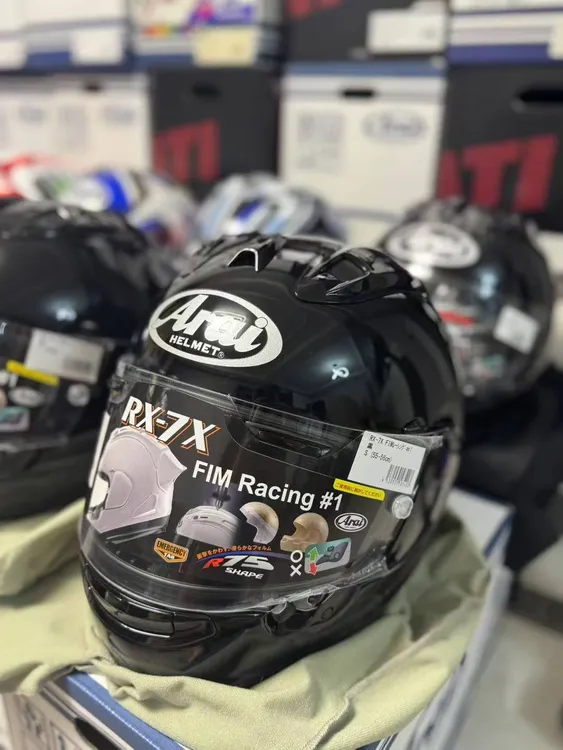 日本arai rx7x fim racing大尾翼赛车赛道头盔