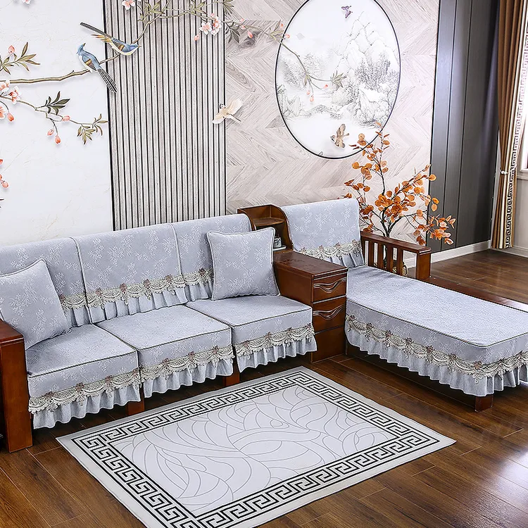 沙发套罩四季通用新款防滑全包新款布艺沙发垫实木沙发垫定做盖布