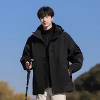 MTVO迈特优三合一冲锋夹克男士春秋冬季户外登山风衣夹克963516