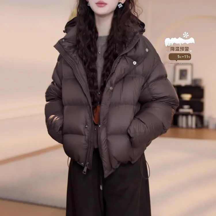 冬季加绒加厚保暖棉服女款爆款2025新款宽松时尚大气保暖厚外套女