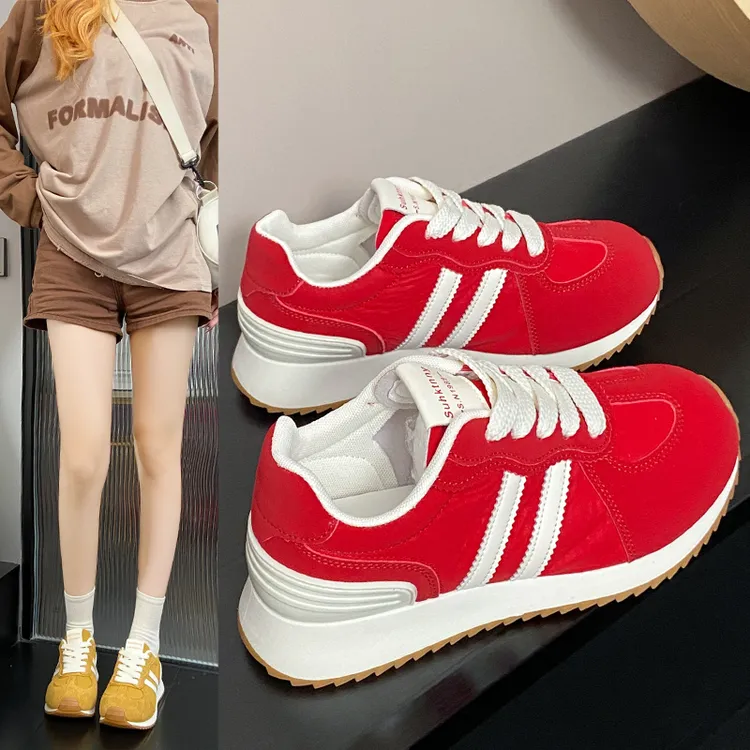 2025新款女鞋平跟休闲运动秋季夏季时尚休闲鞋学生时尚欧若智性风