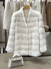 【YINGFEI PARIS】高级定制V领水貂外套