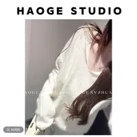 浩哥女装●霜降HGQ5MY2890A羊绒毛衣预时尚休闲秋温暖慵懒风