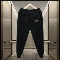 一折特惠-秋冬新款运动裤加绒加厚休闲宽松束脚情侣卫裤男款裤子