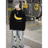 男女童假两件卫衣春新款洋气棉款料子帅气拼接长袖T恤韩版潮酷