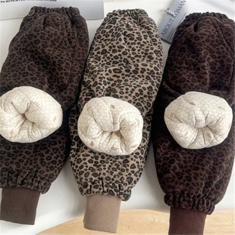 儿童棉裤加厚裤子夹棉女童冬季2024新款保暖宝宝一条外穿过冬三层