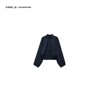 ARNE JA｜“解构美学”色织条纹羊毛黄金比短箱型衬衫D3S3026S