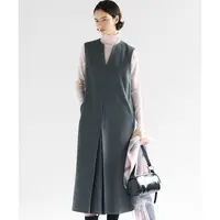 【Montendre】秋冬新款 23 设计优雅连衣裙羊毛磨毛针织气质背带裙