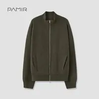 [叶可可] PAMIR秋冬款女士羊绒半高领长袖拉链套装 LR228+LR229