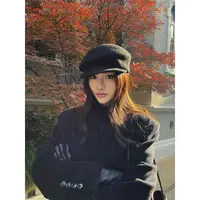 【12/8 20:00上新】报童帽  英伦风毛呢大头围显脸小毛呢帽子骑士帽