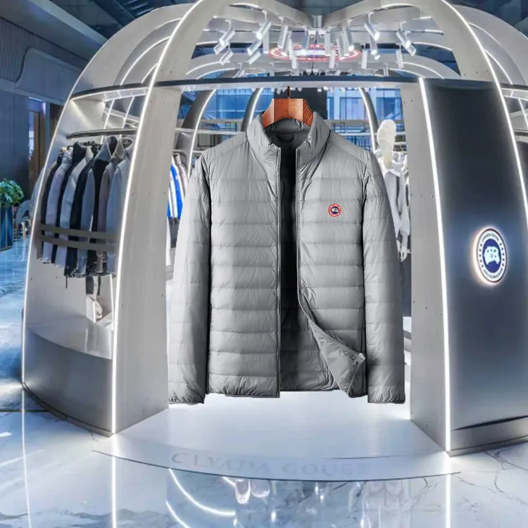 【六哥、优选】鹅家保暖轻盈薄款羽绒服春秋冬季拉链立领短款上衣男