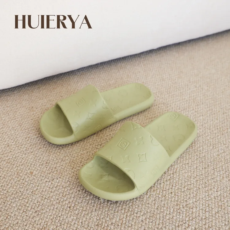 惠尔娅HUIERYA【牛油果绿】纳帕手感软底拖鞋女士款2025新款爆款