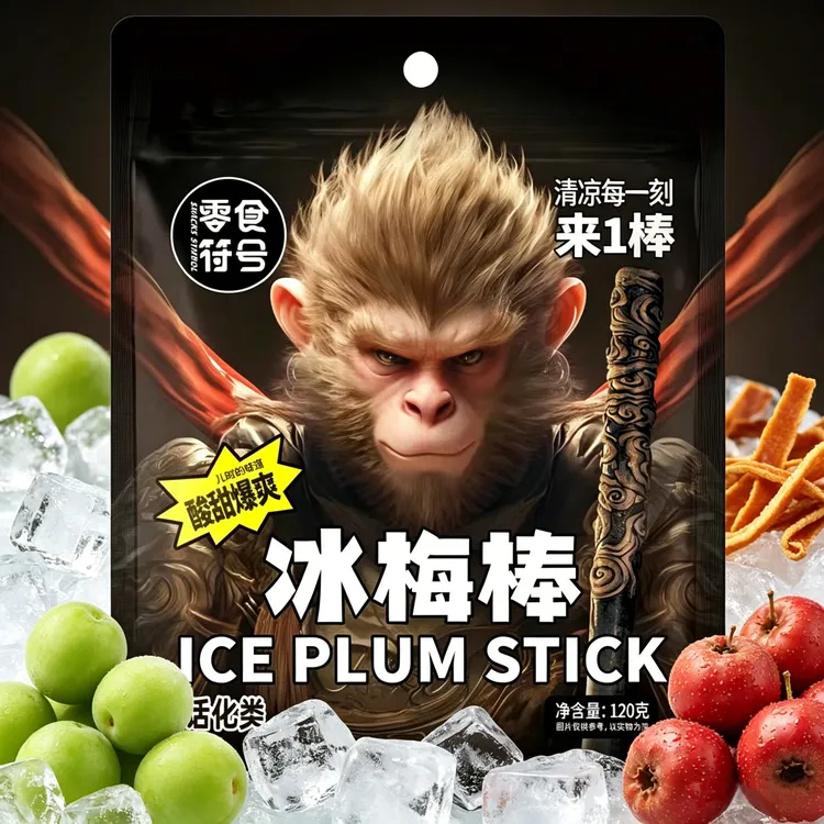 黑神话悟空冰梅棒陈皮话梅天命人同款酸梅条 8090 童年怀旧零食