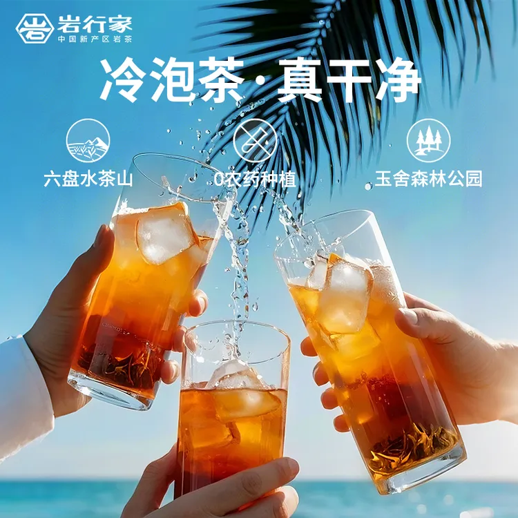 岩行家[正品]桂圆香花果香蜜桃香兰花香肉桂冷泡冷萃茶岩茶岩红茶